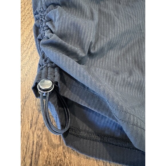 Lululemon Dance Studio Mid Rise Cropped Pant Women’s 8 Black Tie Waist Pockets - Picture 5 of 13